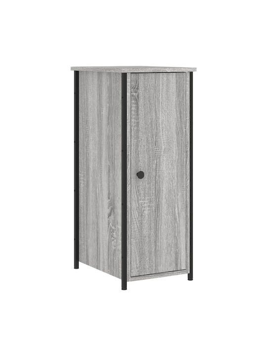 Wooden Bedside Table Gray 32x42x80см