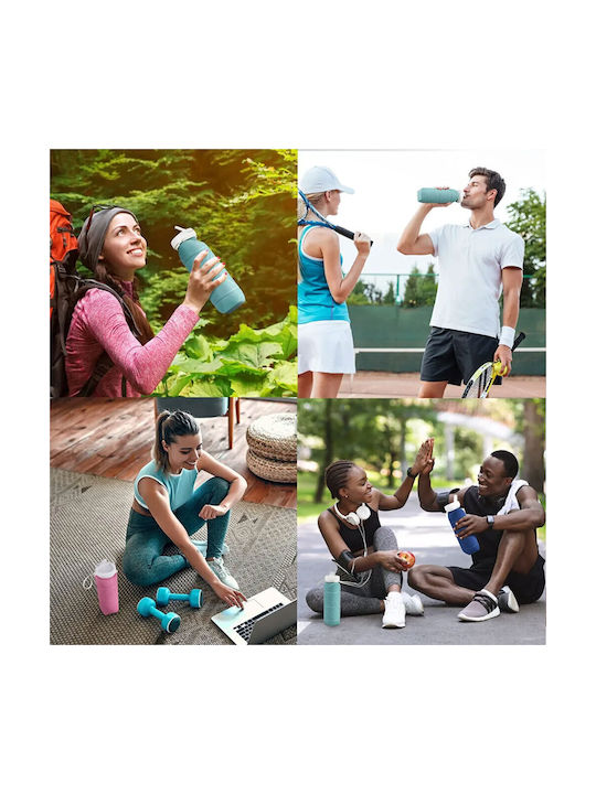 Παγούρι Πλαστικό 600ml Ροζ