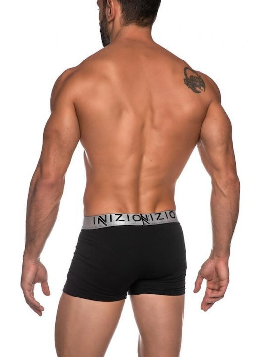 Ανδρικά Μποξεράκια Μαύρο Ασημί/Χρυσό 2Pack