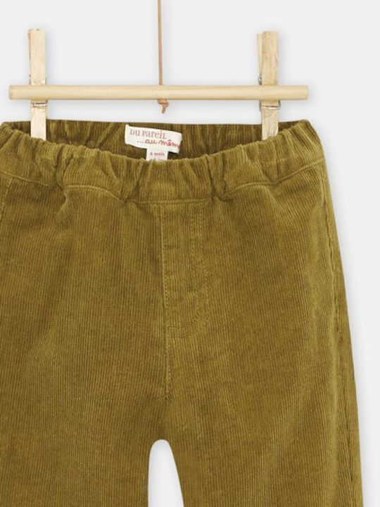 Dpam Pantaloni copii din material textil Verde