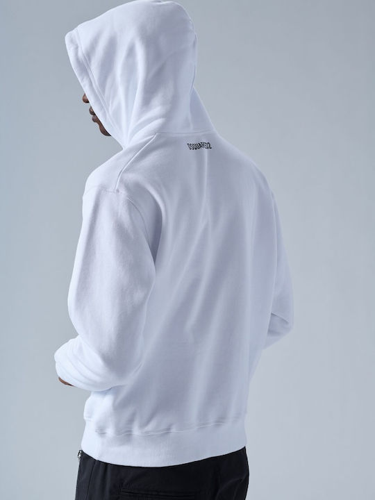 Dsquared2 Men's Sweatshirt with Hood White