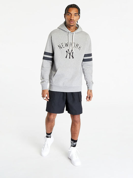 New York Yankees Sweatshirt with Hood Gray