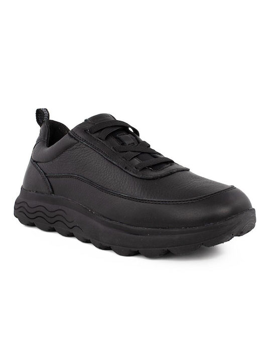 Geox Comfort Ανδρικά Sneakers Μαύρα