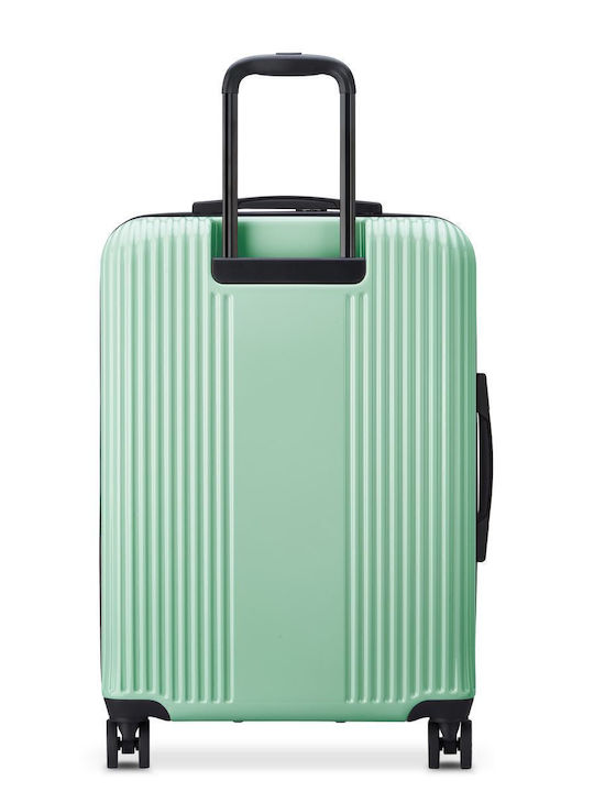 Delsey Ophelie Medium Travel Suitcase Hard Almond with 4 Wheels Height 66cm 389381043EU