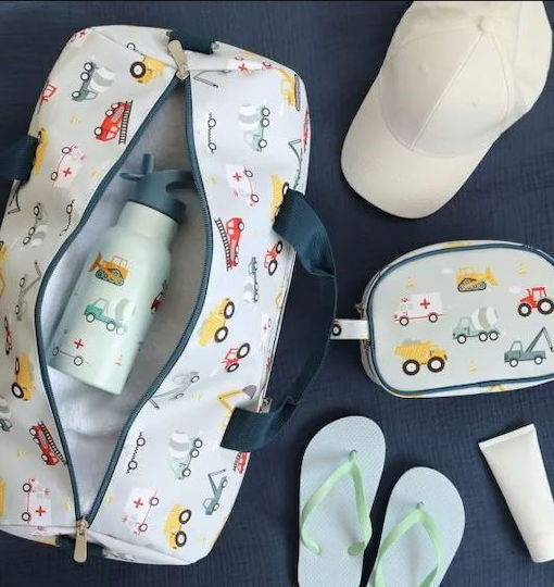 A Little Lovely Company Weekend Bag Σακ Βουαγιάζ 26lt Vehicles Υφασμάτινο Μ46xΠ22.5xΥ25εκ.