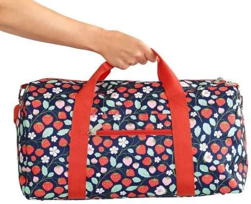 A Little Lovely Company Weekend Bag Сак Вояж 26лт Ягоди Текстилен Д46xШ22.5xВ25см.