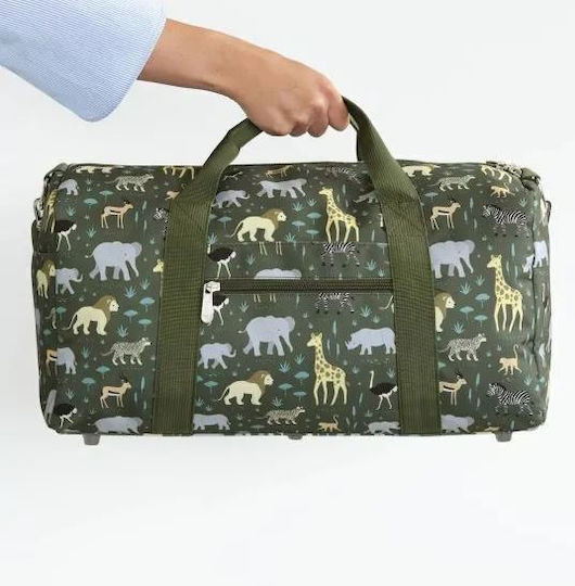 A Little Lovely Company Weekend Bag Sack Voyage Back 26lt Strawberries Fabric L46xW22.5xH25cm