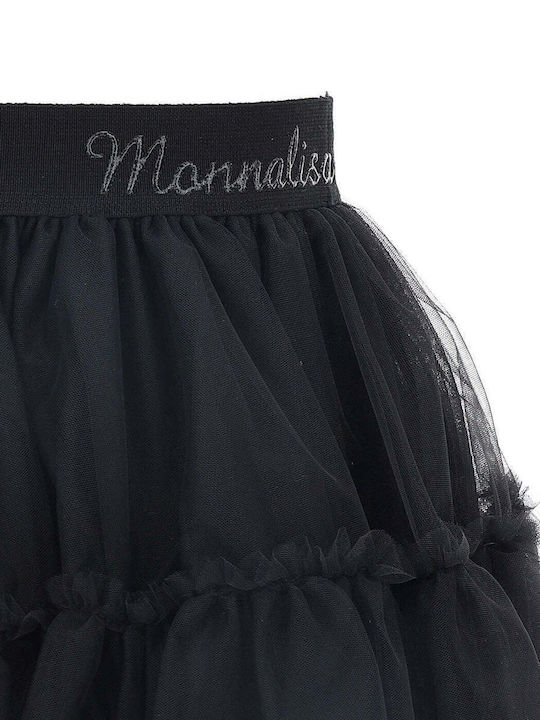 Kinder Tutu Rock aus Tüll Schwarz