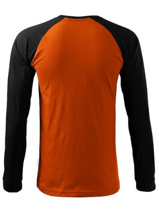 Rimeck Men's Long Sleeve Promotional Blouse Orange