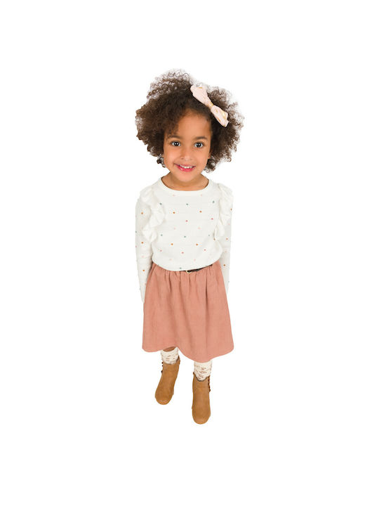 Energiers Kids Corduroy Skirt Solid Pink