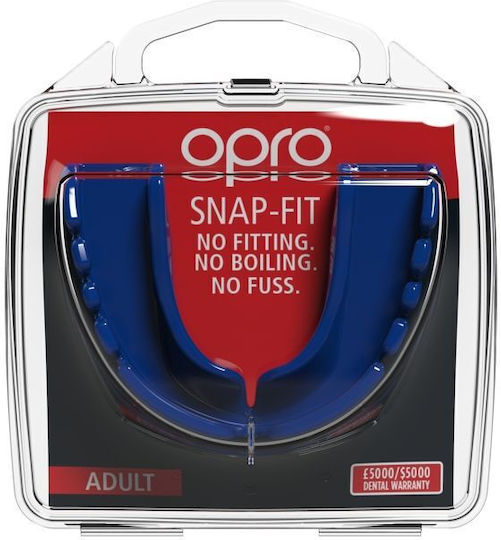 Opro 2139009 Protecție bucală Senior Albastru cu husă
