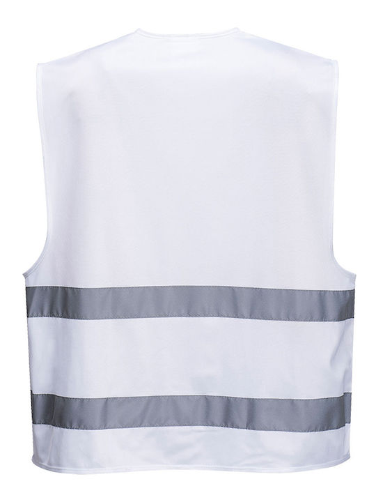 Portwest Men's Safety Vest with Reflective Tapes Blue