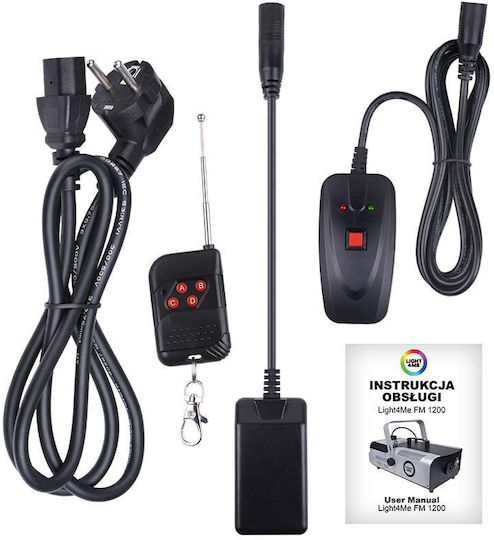 Light4me Машина за мъгла 1200W с Проводник / Безжичен контролер