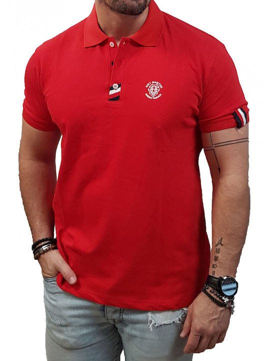 Polo Short Sleeve Red Blouse