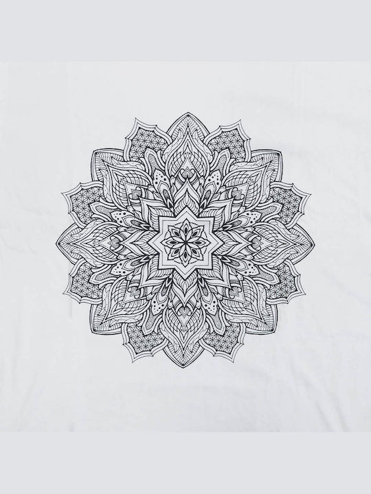 Mandala Men's Short Sleeve T-shirt White