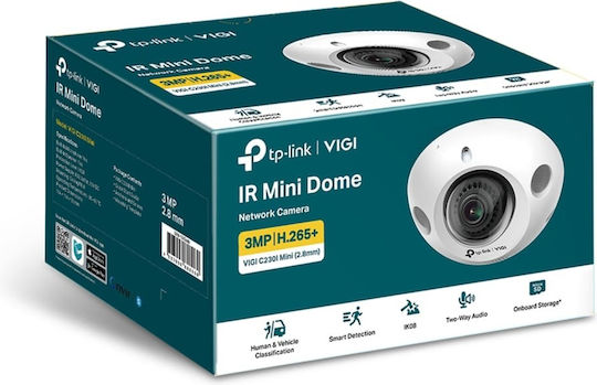 TP-LINK VIGI C230I Mini v1 IP Surveillance Camera Full HD+ 3MP with Lens 2.8mm