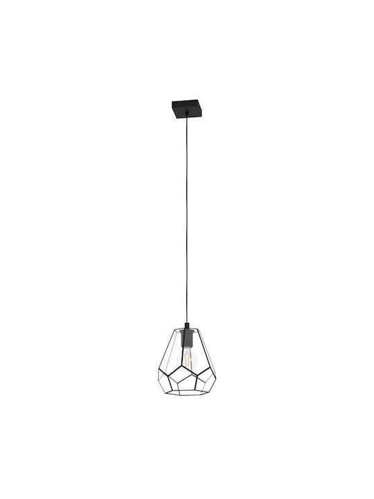 Eglo Mardyke Pendant Light Single-Light for Socket E27 Black