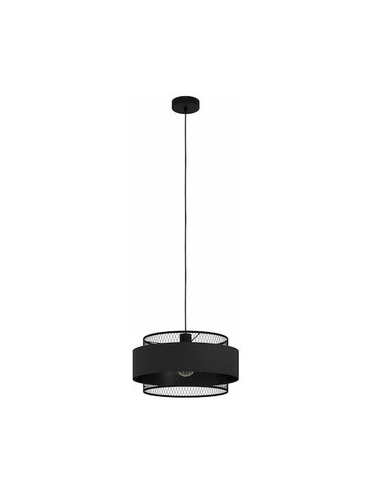 Eglo Bazely Pendant Light Single-Light for Socket E27 Black