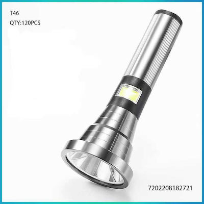 Rechargeable Flashlight LED Dual Function T46