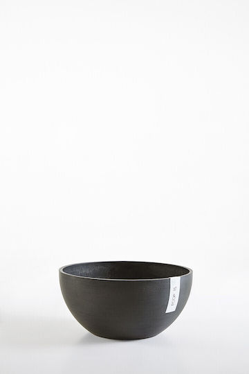 Ecopots Pot Plastic Anthracite 30x30x14cm.