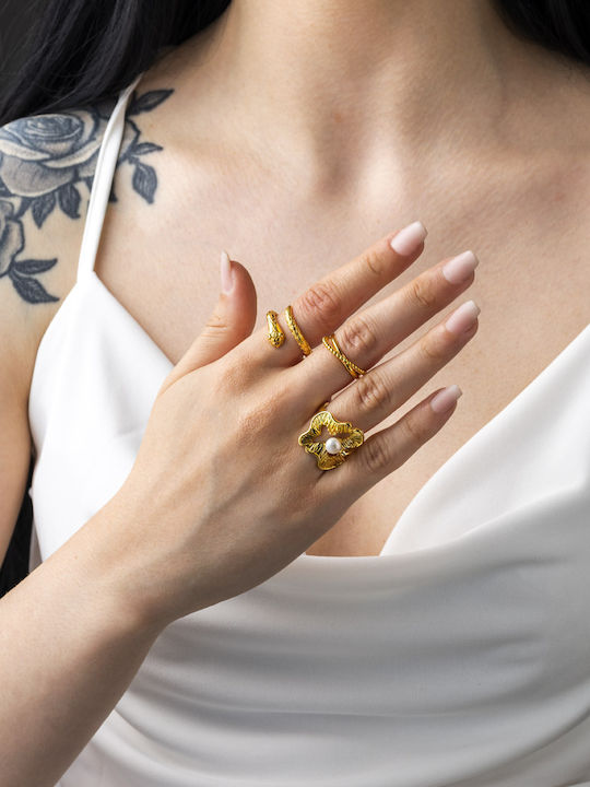 George Art Jewels Inele Pentru Femei din Argint Placate cu Aur George Art Jewels Inele Pentru Femei din Argint Placate cu Aur