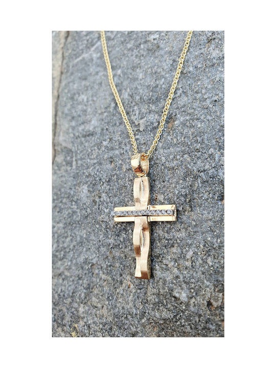 Papadopoulos Gold Damen Gold Kreuz 14K