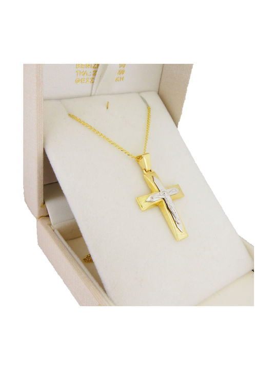 Papadopoulos Gold Men's Gold Cross 14K