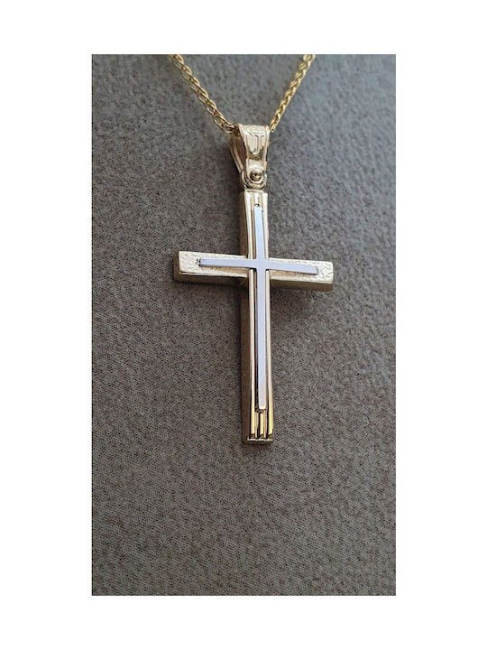 Papadopoulos Gold Herren Gold Kreuz 14K