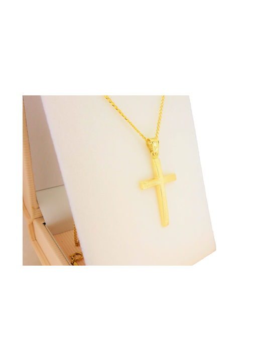 Papadopoulos Gold Χρυσός Σταυρός 14K