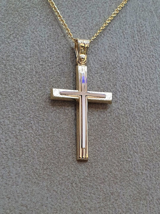 Papadopoulos Gold Men's Gold Cross 14K