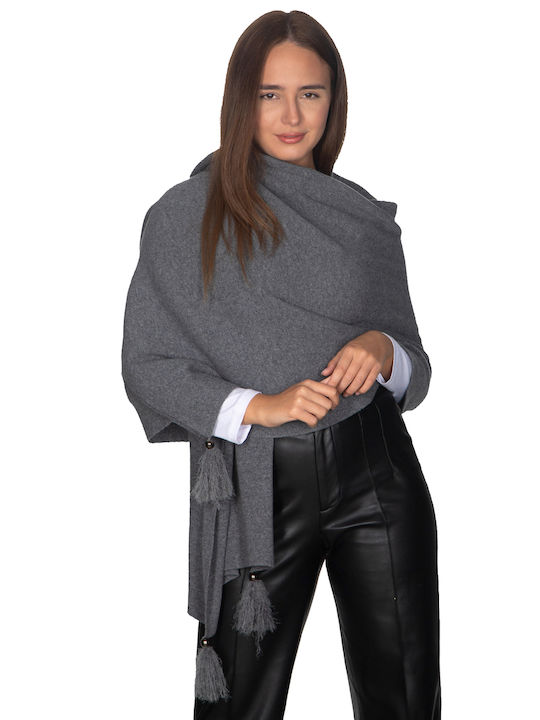 Frauen Wollschal Gray