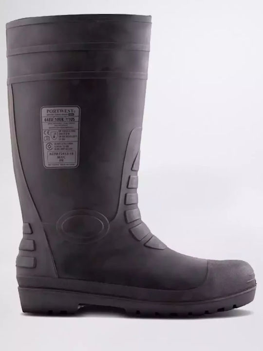 Portwest Cizme De Protecție Genunchi Negre Unisex