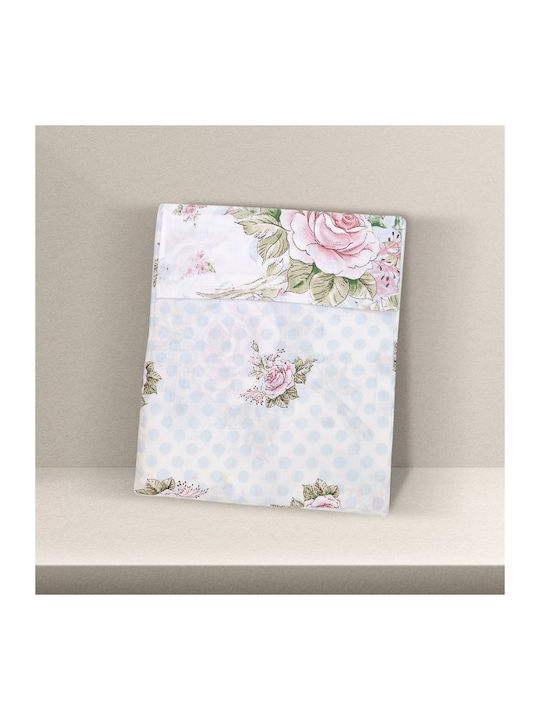 Lino Home Duvet Cover Set Cotton Single with Pillowcase 160x240 ALISO White