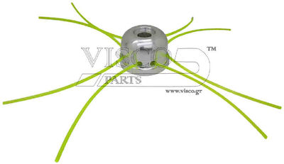 Visco Parts ΚΕΦ-53 Faden Trimmerkopf Aluminium 8 Ausgänge Universal