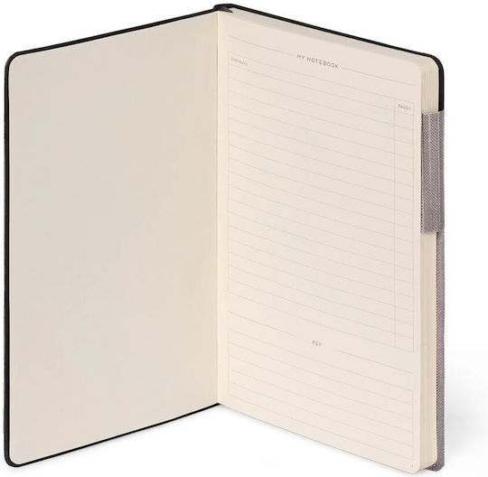 Legami Milano Notebook Ruled with Elastic Gray