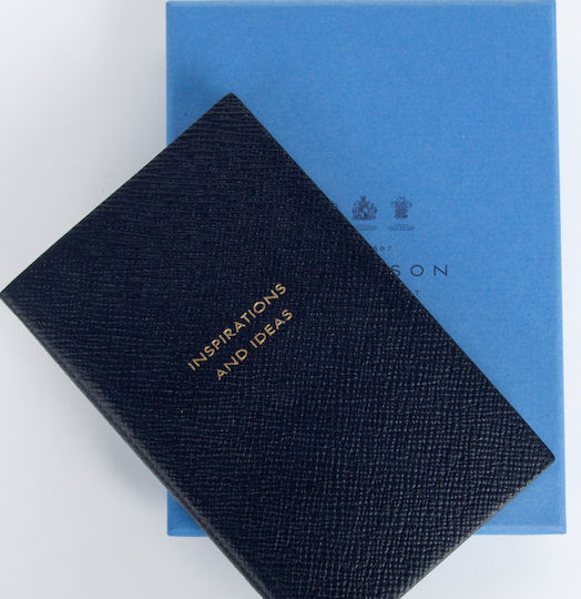 Smythson Carnet Albastru deschis