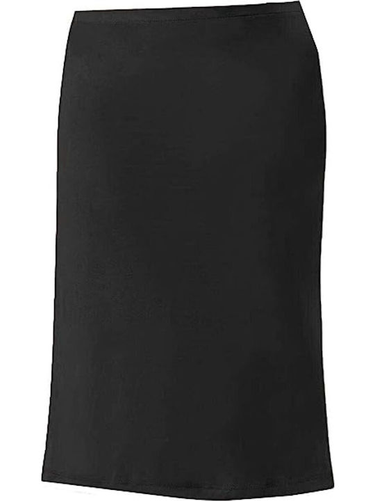 Petticoat / Combination High-waisted Midi Skirt Black
