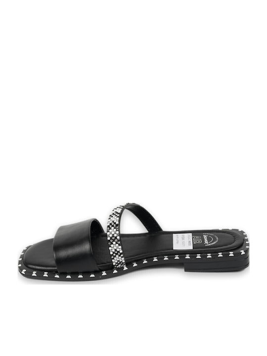 Дамски Slip-On Кожени Черни