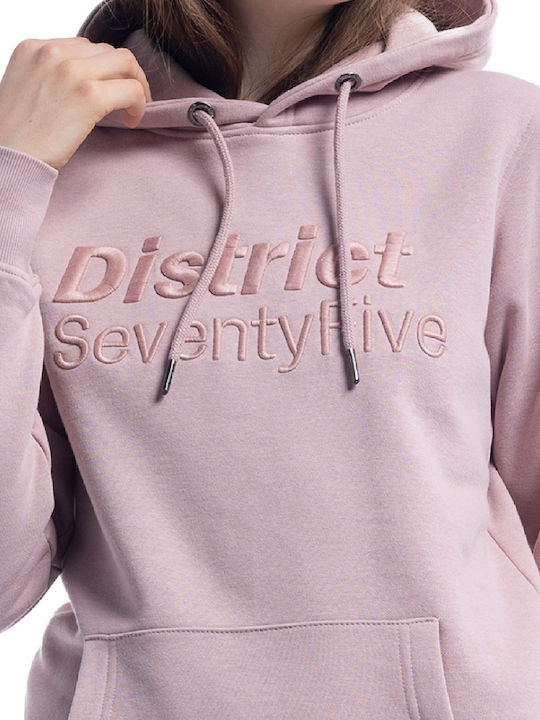 Damen Sweatshirt Kapuzen Rosa