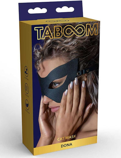 Taboom Mască BDSM în Culoare Negru