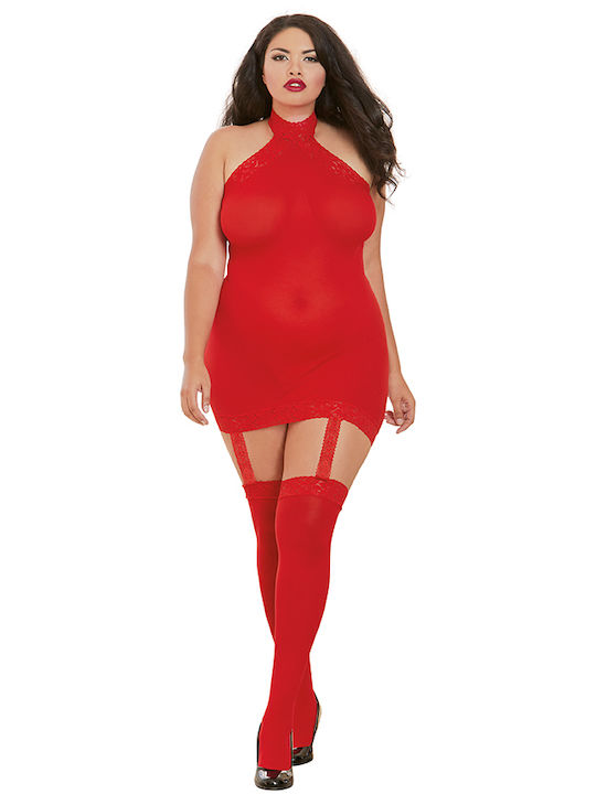 Dreamgirl Ολόσωμο Καλσόν Κόκκινο