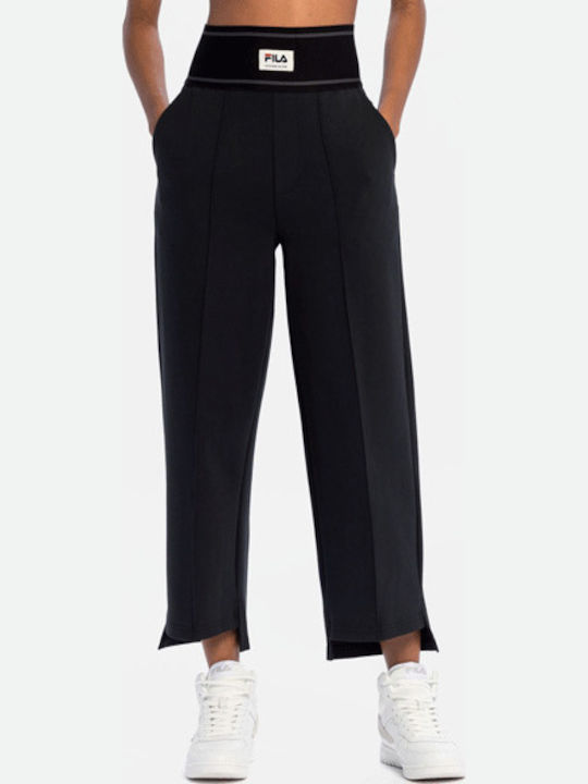 Tirana Cropped Pants Παντελόνι Φόρμας Μαύρο