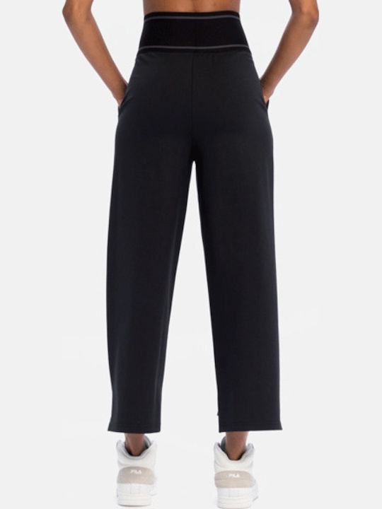Tirana Cropped Pants Παντελόνι Φόρμας Μαύρο
