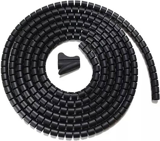 Σπιράλ Καλωδίων 22mm 2m Μαύρο