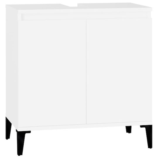 vidaXL Cabinet de baie L58xA33xÎ60cm Alb