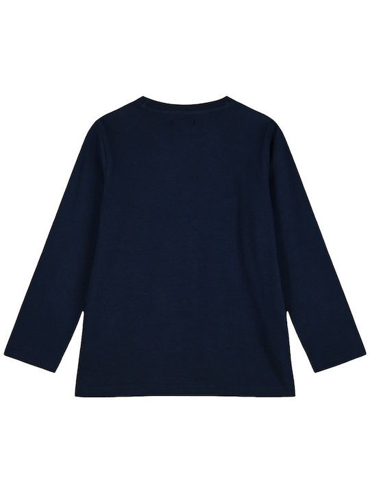 Energiers Kids Blouse Long Sleeve Navy Blue