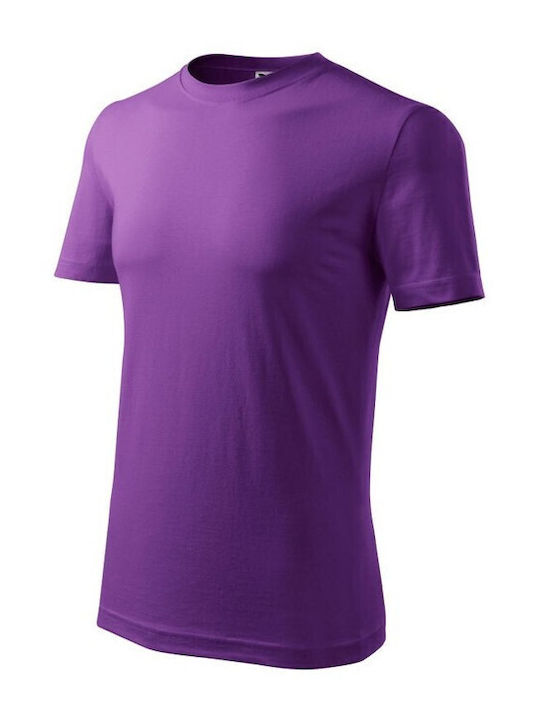 Malfini Men's Short Sleeve Promotional T-Shirt Purple