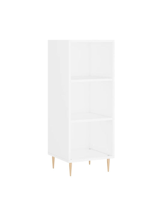 Shelving Unit Floor White 34.5x32.5x90cm