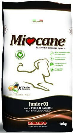 Miocane Junior 0.1 3kg Dry Food for Puppies with Chicken