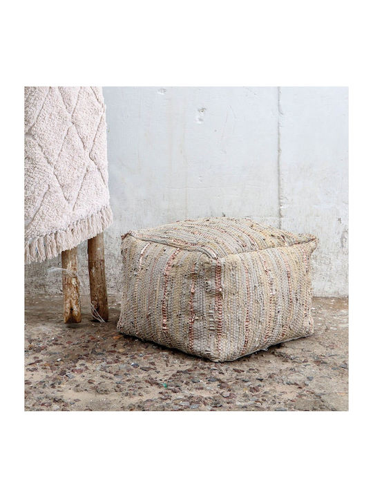 Πουφ Μαξιλάρα Ascari Πολύχρωμη 45x45x30cm